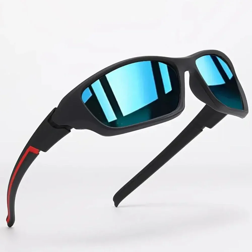Black Lens Polarized‎ Sunglasses Men Sports Shades Light Weight Confortable New